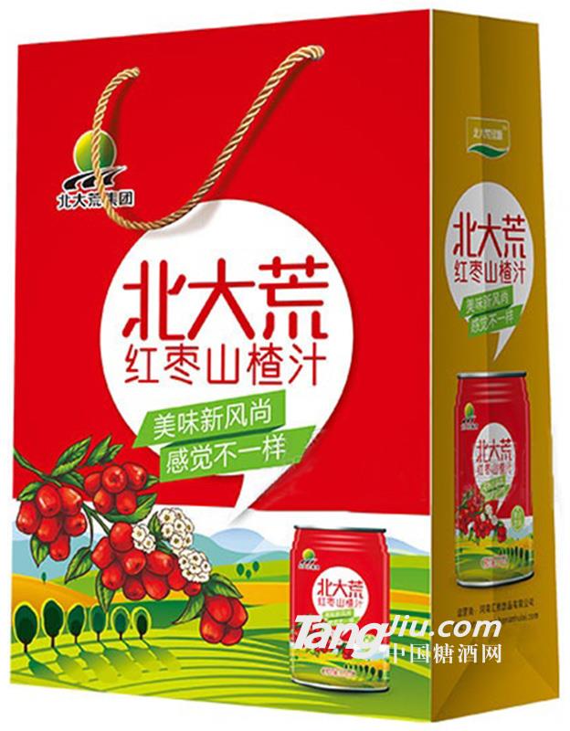 北大荒红枣山楂汁 果汁饮料手提袋