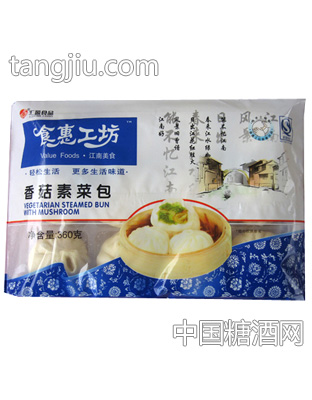 360g香菇素菜包