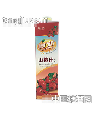 恒万达山楂汁饮料1L