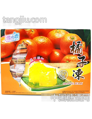 雪之恋橘子冻果冻箱装