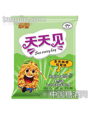 条香天天见香煎咖喱鸡翅味25克