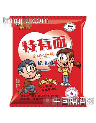 条香特有面豌豆脆红烧牛肉味