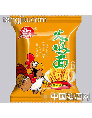 鲁宝火鸡面香煎咖喱鸡翅味60克