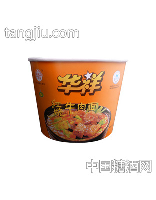 华祥桶装红烧牛肉面