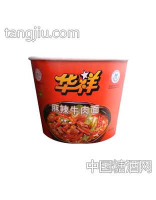 华祥桶装麻辣牛肉面