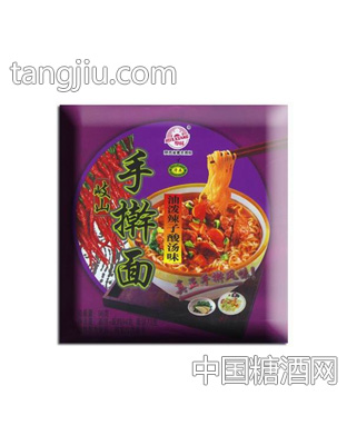 华祥油泼辣子酸汤味手擀面
