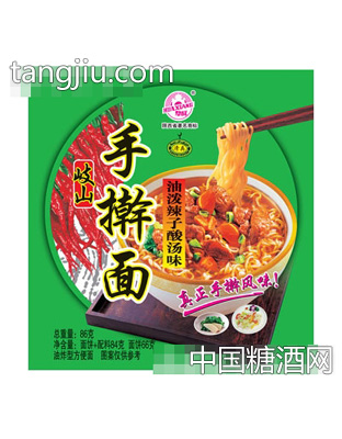 华祥歧山手擀面油泼辣子酸汤味86g