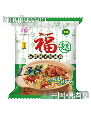 华祥福面系列油泼辣子酸汤面