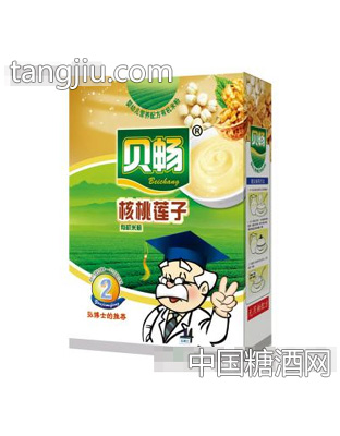 贝畅婴幼儿营养配方有机米粉2段（核桃莲子）