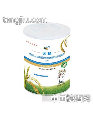 贝畅水苏糖膳食纤维有机米粉（罐装）