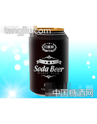 幻星辰苏打啤黑爵士易拉罐