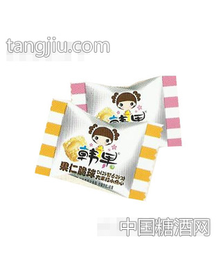 韩果果仁脆球原味20g