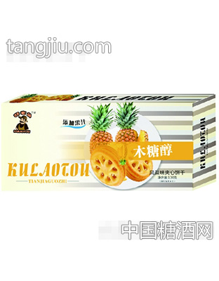 酷老头夹心饼干凤梨味100g