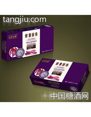 宾利源紫薯蛋卷无蔗糖150g