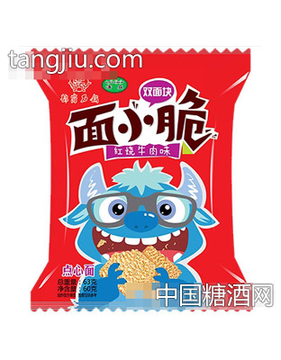 63g郜府石锅面小脆红烧牛肉味点心面