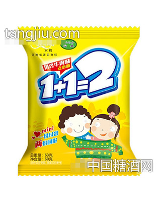 63g京辉1+1=2川香牛肉味点心面