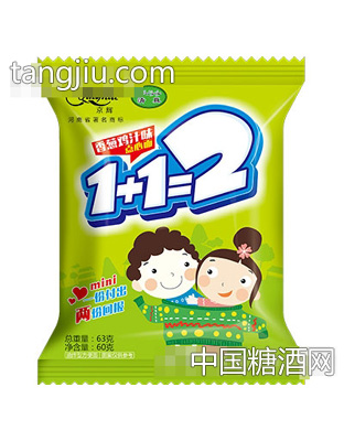 63g京辉1+1=2香葱鸡汁味点心面