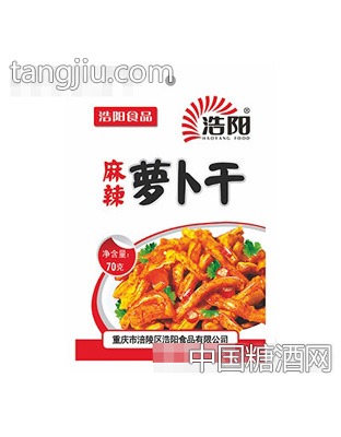70g麻辣萝卜干（1x100袋箱）
