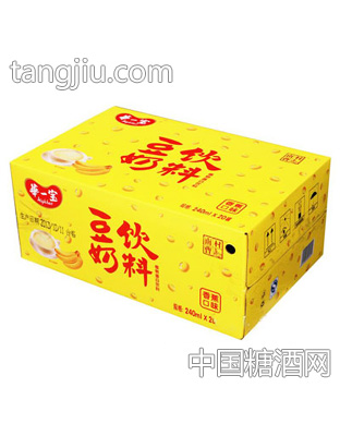 华一宝豆奶饮料(香蕉口味)240mlx20罐箱