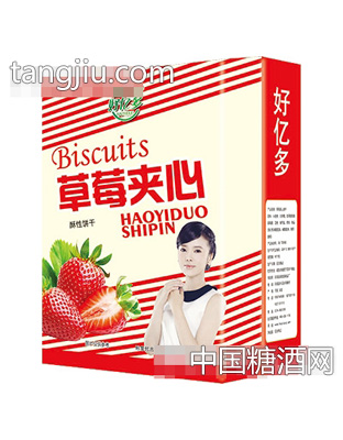 好亿多草莓夹心饼干