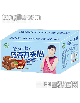 好亿多巧克力夹心饼干箱装