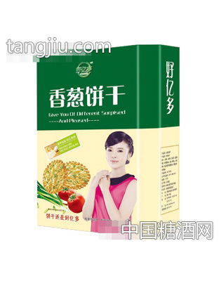 好亿多香葱饼干箱装
