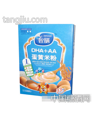 智膳DHA+AA蛋黄米粉