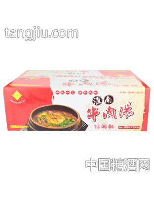 淮南牛肉汤红油味95g×24包