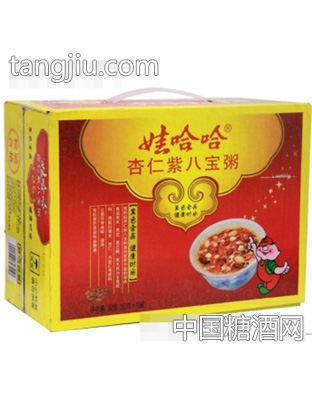 娃哈哈杏仁紫八宝粥360gx12罐