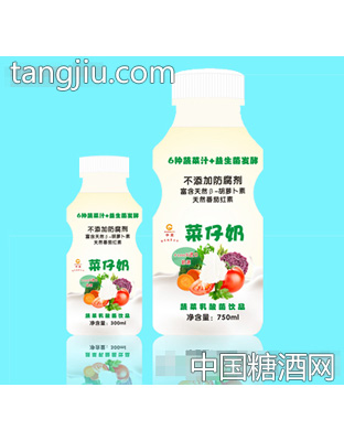 750ml中奕菜仔奶蔬菜乳酸菌饮品