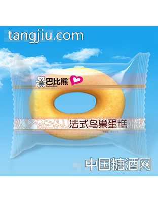 巴比熊法式鸟巢蛋糕