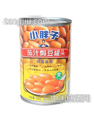 小胖子茄汁焗豆罐头
