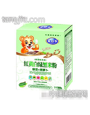 红黄白绿黑米粉（绿色）