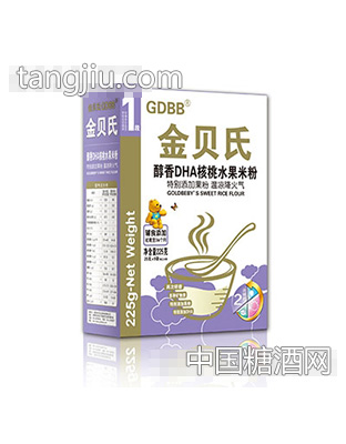 金贝氏醇香DHA核桃水果米粉