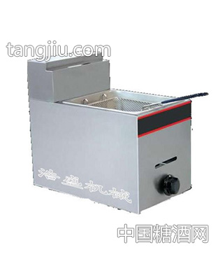 单锅煤气油炸炉,炸鸡柳鸡腿炉