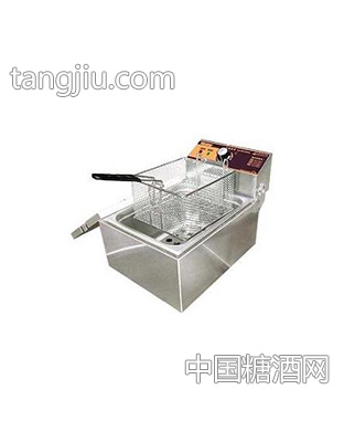 单锅单筛电热炸炉，炸鸡柳鸡腿炉