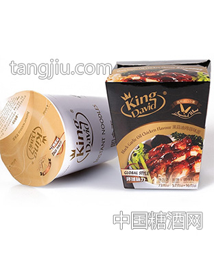 金大惠欧风黑蒜油鸡蓉味杯面73g