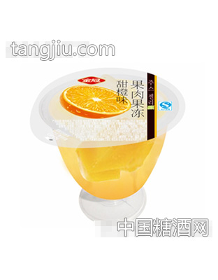 65g小酒杯果肉果冻甜橙味