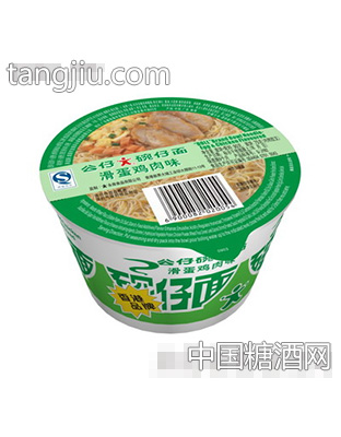 碗面滑蛋鸡肉