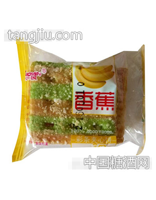 小民香蕉彩条夹心饼