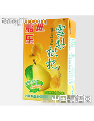 嘉乐雪梨枇杷250ml