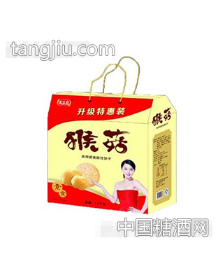 麦恰猴菇饼干