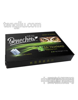 健萃猫头鹰先生木糖醇超醒口香糖