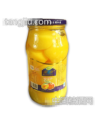 蒙康糖水桃罐头1kg
