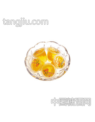 健娃桔子果肉果冻