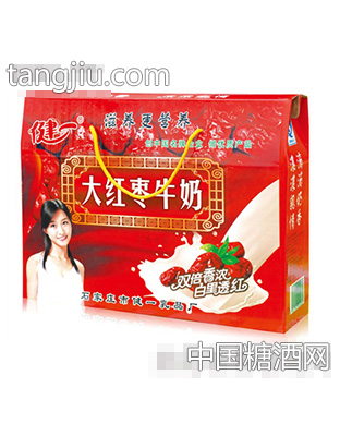 健一大红枣牛奶