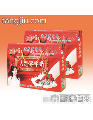健一大红枣营养牛奶