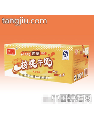 健一优质核桃牛奶
