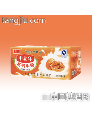 健一中老年高钙牛奶