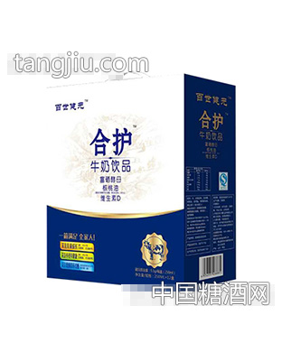 百世键元合护牛奶饮品205mlx12盒
